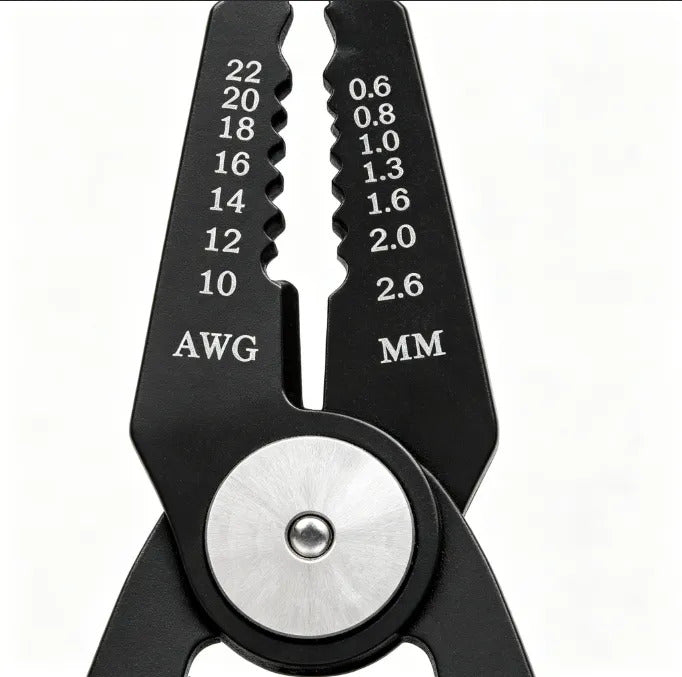 Cabezal pelacables graduado AWG 10 a 22 del alicate multifuncional
