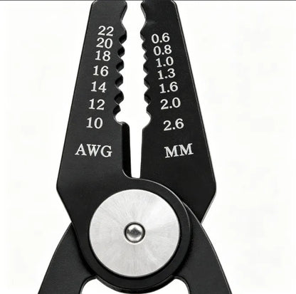 Cabezal pelacables graduado AWG 10 a 22 del alicate multifuncional