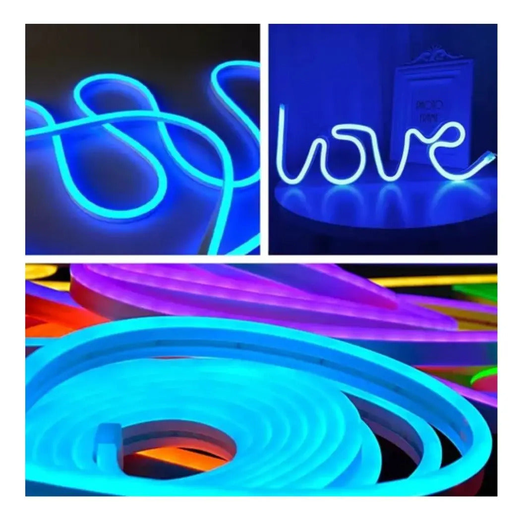 Cinta Led Rgb Flex Neon 12v 5m Luces Multicolor