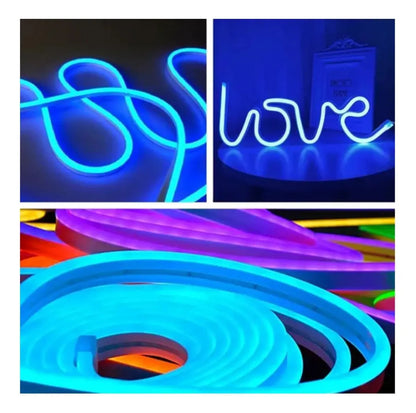 Cinta Led Rgb Flex Neon 12v 5m Luces Multicolor
