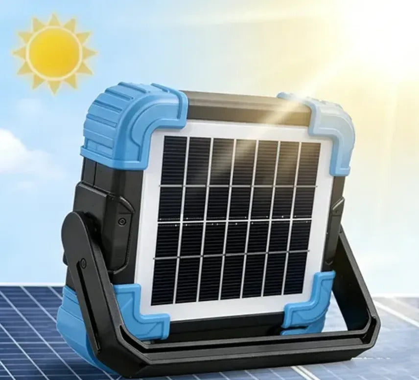 Lámpara Solar De Emergencia Led Recargable Portátil