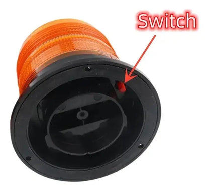Baliza Solar LED Iman Seguridad Auto 12 LED Recargable