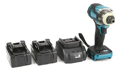 Llave de impacto inalámbrica con dos baterías y cargador incluidos