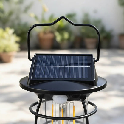 Lámpara Solar Con Sensor De Movimiento IP65 Para Jardín Terraza Patio Recargable