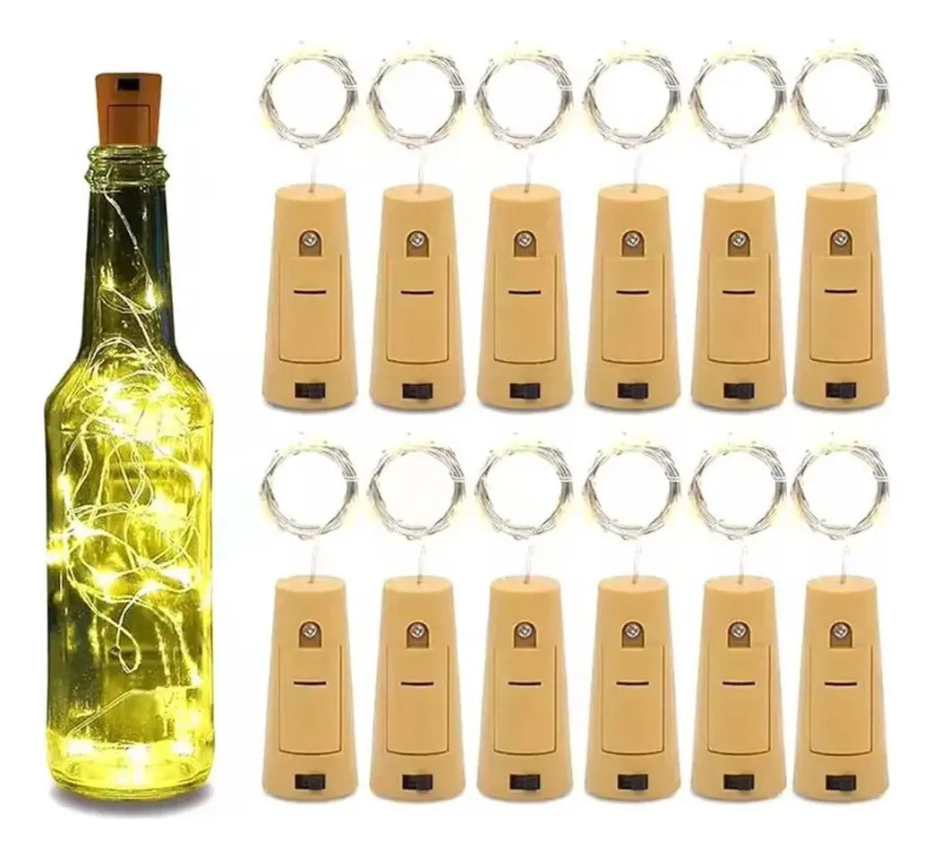 Iluminación decorativa para botellas en Navidad y eventos