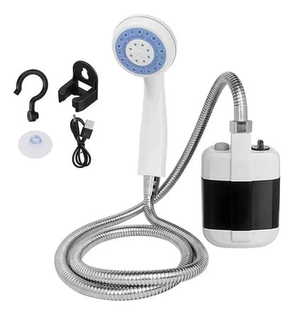 Ducha portátil recargable USB con bomba y accesorios