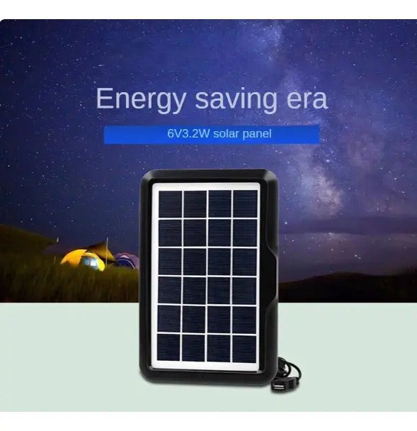 Cargador Solar de Panel Carga Directa para Celulares 6V 500mAh 3.5W