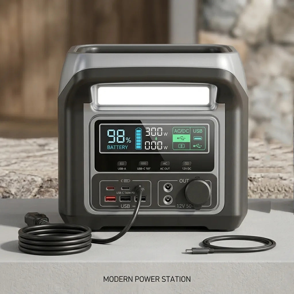 Estacion de Energia Portatil 1500W 896Wh LiFePO4