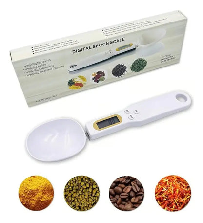 Cuchara Balanza Digital 500 g con Precision de 0.1 g