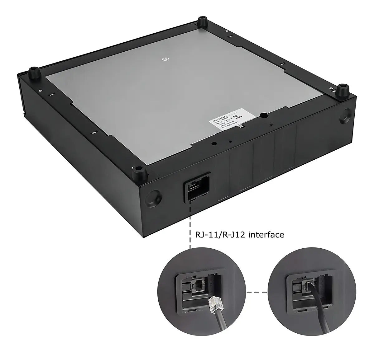 Caja De Dinero Electrónica Con Llave Y Gavetas