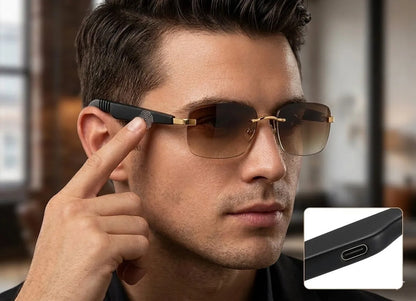 Lentes de sol Bluetooth con control táctil y puerto de carga USB-C