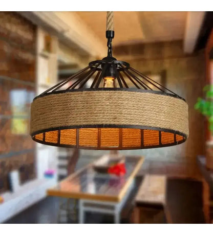 Lámpara Vintage Colgante 40cm Estilo Industrial E27