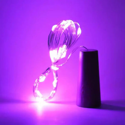 Luces LED para botellas con micro alambre y 30 LED