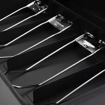 Caja Registradora Metálica Negra Con Llave Para Dinero
