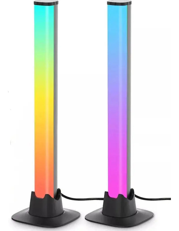 Pack 2 Barra De Luz Led Sonido Ritmo Música Rgb