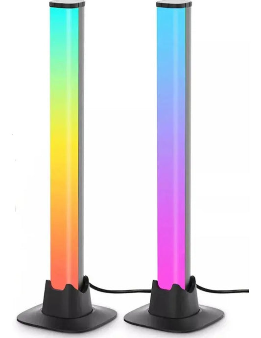 Pack 2 Barra De Luz Led Sonido Ritmo Música Rgb