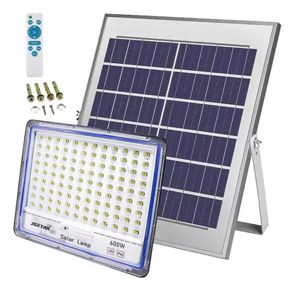 Foco Solar LED 600W IP66 con Panel y Control Remoto