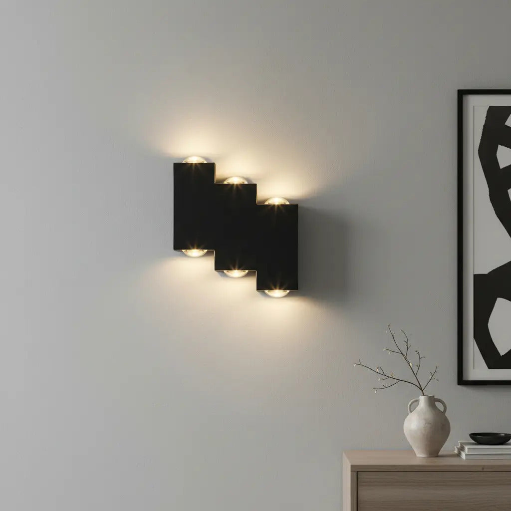 Aplique Led Exterior Bidireccional Para Escalera Y Fachada