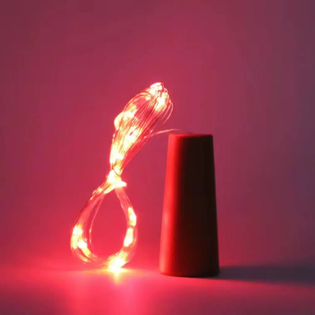 Micro luces LED flexibles de cobre para botellas, fiestas y Navidad