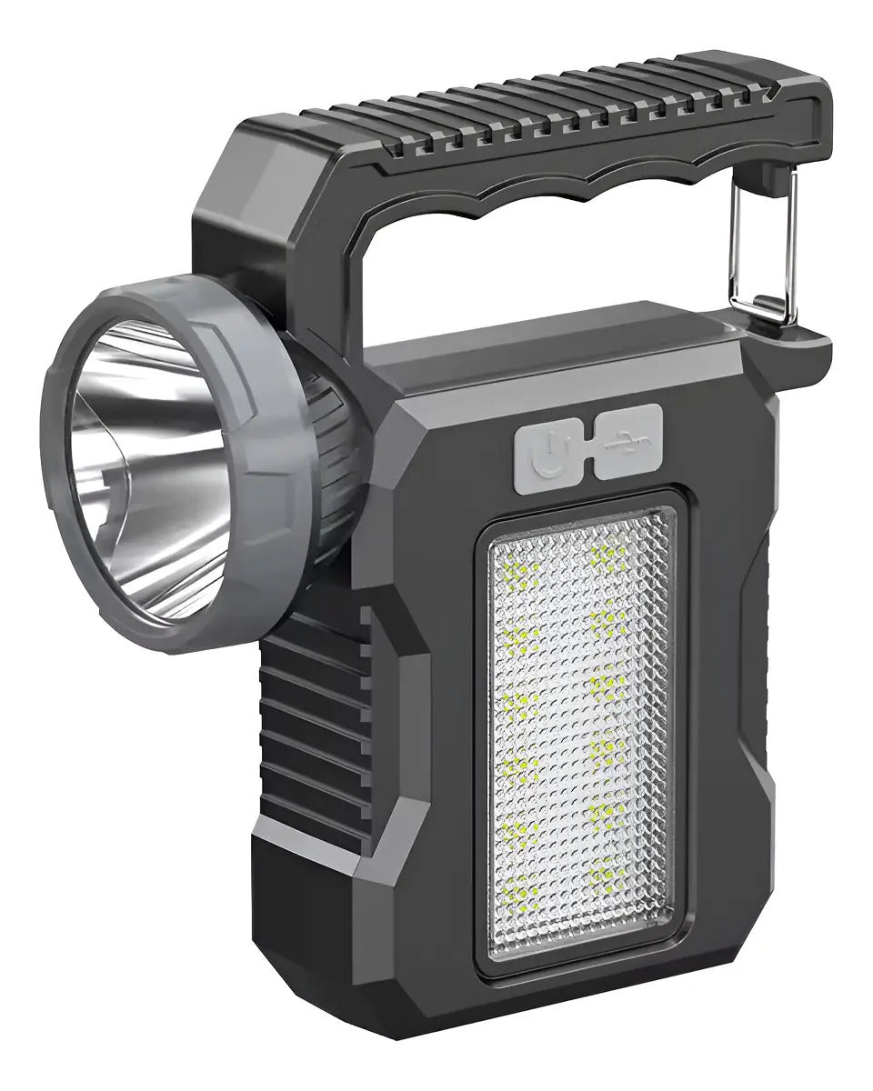 Linterna Solar LED Portatil 20W Recargable 1200mAh