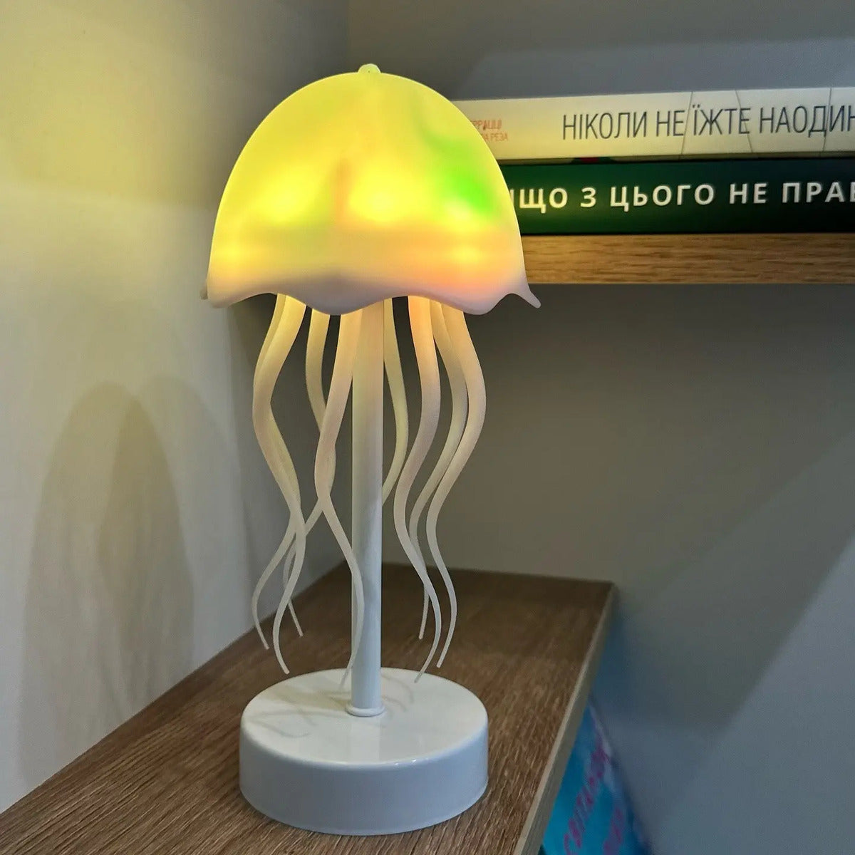 Luz De Noche Lámpara De Mesa Pequeña Estilo Moderno Medusa