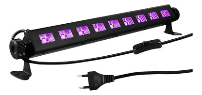 Barra UV LED 395-400 nm con cable e interruptor para decoración neón