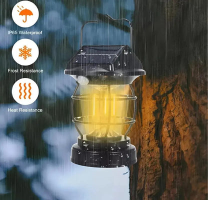 Lámpara Solar Con Sensor De Movimiento IP65 Para Jardín Terraza Patio Recargable