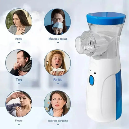Nebulizador Inhalador Portatil Mesh Recargable Niño Adulto