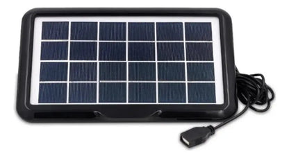 Cargador Solar de Panel Carga Directa para Celulares 6V 500mAh 3.5W