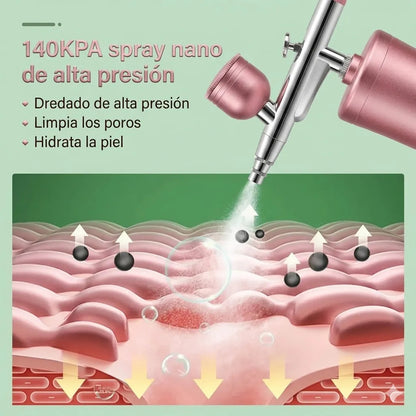 Kit Aerógrafo Profesional Portátil Multiusos Con Compresor