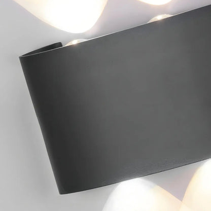 Aplique De Pared Exterior 6w Led Luz Cálida Decoración Hogar