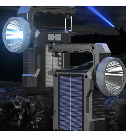 Linterna Solar LED Portatil 20W Recargable 1200mAh