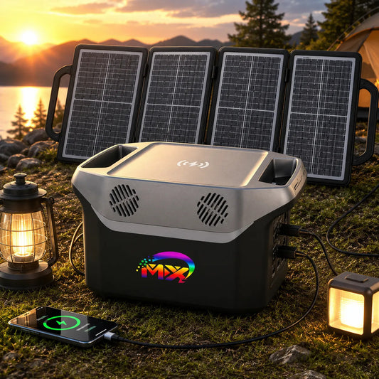 Kit Generador Solar 1500W 220V con Panel Plegable 150W