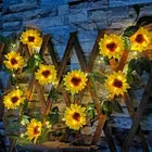Guirnalda Solar 5m Girasol Con Luces Led Decorativas