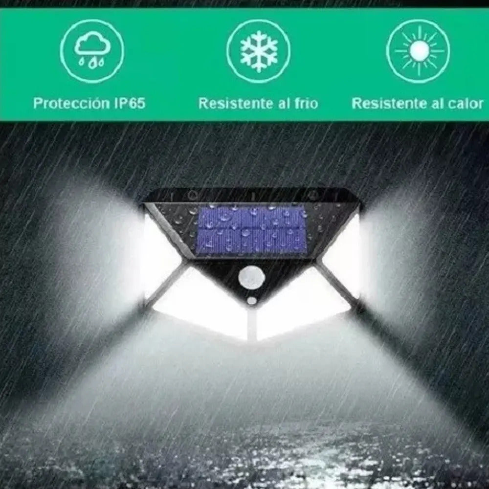Luz solar exterior IP65 resistente al agua para muro y terraza