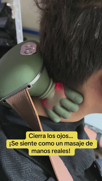 Masajeador Cuello Hombros Calor Terapéutico Portátil