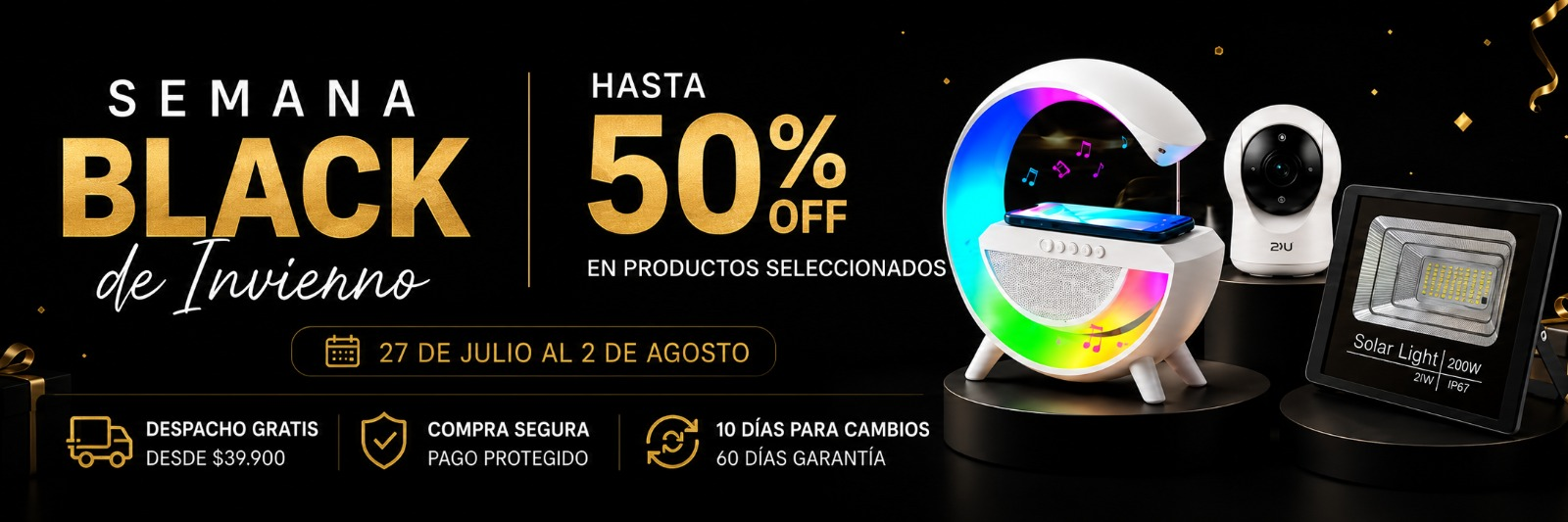 Semana Black de Invierno ZHUVIVA, hasta 50% de descuento